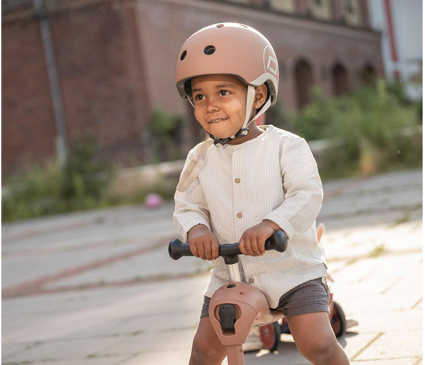 Scoot & Ride Kask Ochronny XXS-S dla dzieci 1-5 lat Mocha - 1357023 - zdjęcie 10